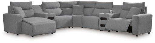 Modmax II - 7 Piece Reclining Sectional – Reclining Sectionals by Signature Design by Ashley® at Furniture Wholesale Plus , Nashville furniture store