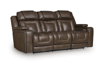 Mestrino - Power Recline Sofa With Adjustable Headrest - Hickory – Reclining Sofas by Signature Design by Ashley® at Furniture Wholesale Plus , Nashville furniture store