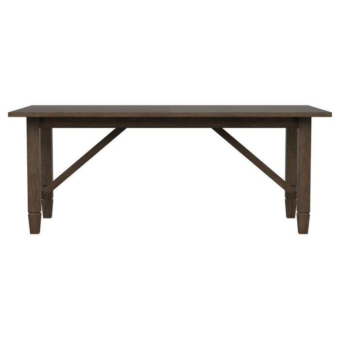 Matisse - Rectangular Wood Dining Table - Dark Brown – Dining Tables with Extensions by Coaster Fine Furniture at Furniture Wholesale Plus , Nashville furniture store