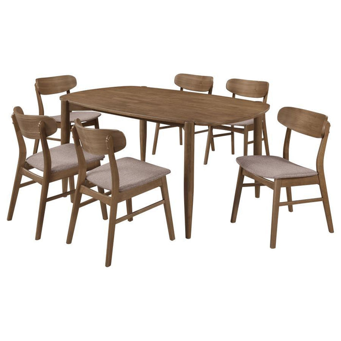 Dortch - Oval Solid Wood Dining Set – 5 Piece Dining Room Sets by Coaster Fine Furniture at Furniture Wholesale Plus , Nashville furniture store