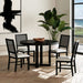Bahama Breeze - 47.5" Round Dining Table - Black – Dining Tables by Elements International at Furniture Wholesale Plus , Nashville furniture store