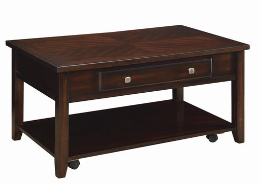 Bradford Rectangular Lift Top Coffee Table Walnut - Premium Coffee Table from Coaster Z2 Standard - Just $270! Shop now at Furniture Wholesale Plus  We are the best furniture store in Nashville, Hendersonville, Goodlettsville, Madison, Antioch, Mount Juliet, Lebanon, Gallatin, Springfield, Murfreesboro, Franklin, Brentwood