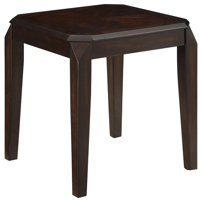 Baylor Square End Table Walnut - Premium End Table from Coaster Z2 Standard - Just $138! Shop now at Furniture Wholesale Plus  We are the best furniture store in Nashville, Hendersonville, Goodlettsville, Madison, Antioch, Mount Juliet, Lebanon, Gallatin, Springfield, Murfreesboro, Franklin, Brentwood