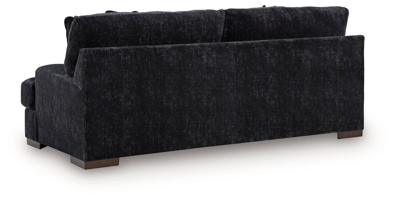 Whitmore Manor - Sofa - Black Pearl – Stationary Sofas by Benchcraft® at Furniture Wholesale Plus , Nashville furniture store