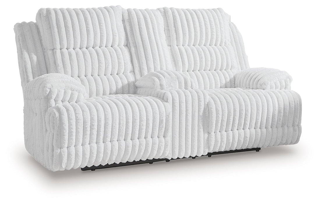 Rhines Falls - 2 Pc. - Power Reclining Sofa And Loveseat - Alloy – Reclining Sofas & Loveseats by Signature Design by Ashley® at Furniture Wholesale Plus , Nashville furniture store