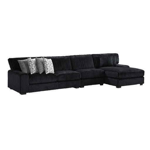 Nightfall - Sectional Set With 2 Pillows – Stationary Sectionals by Elements International at Furniture Wholesale Plus , Nashville furniture store