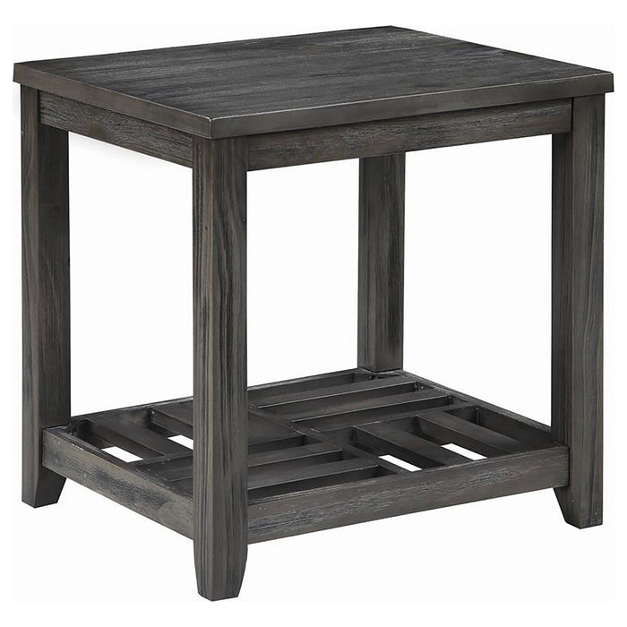 Cliffview 1-shelf Rectangular End Table Grey - Premium End Table from Coaster Z2 Standard - Just $158! Shop now at Furniture Wholesale Plus  We are the best furniture store in Nashville, Hendersonville, Goodlettsville, Madison, Antioch, Mount Juliet, Lebanon, Gallatin, Springfield, Murfreesboro, Franklin, Brentwood