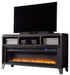 Todoe - 2 Pc. - 65" TV Stand With Wide Fireplace Insert - Gray – Fireplace TV Stands by Signature Design by Ashley® at Furniture Wholesale Plus , Nashville furniture store