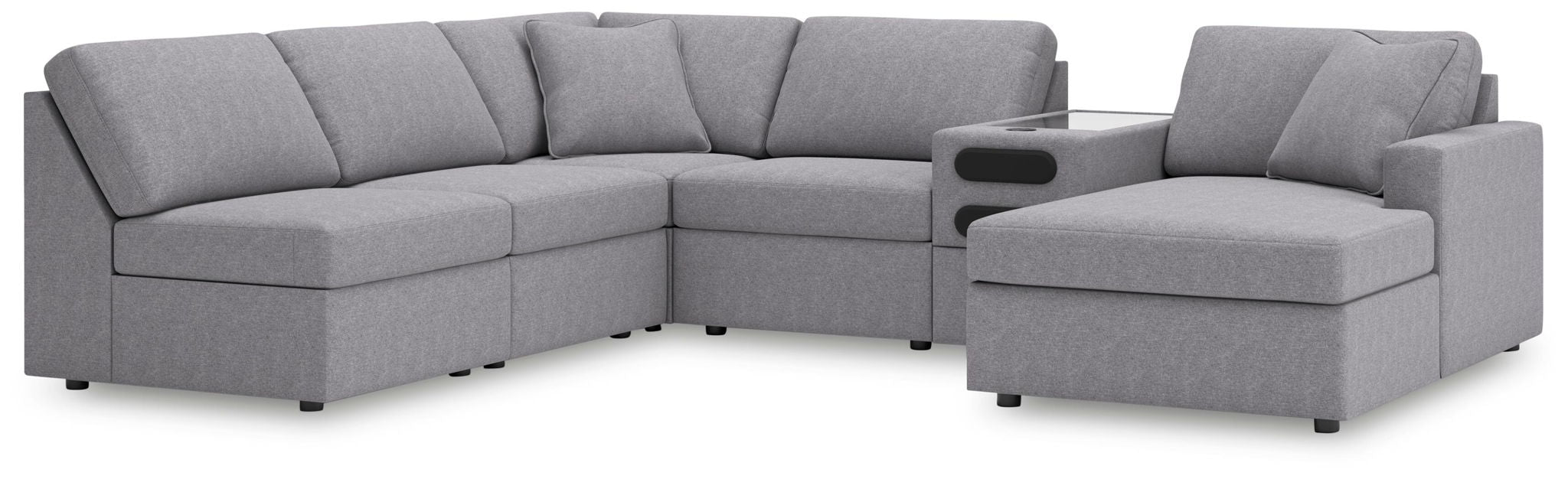 Modmax - Sectional - Granite – Stationary Sectionals by Signature Design by Ashley® at Furniture Wholesale Plus , Nashville furniture store