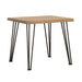 Zander End Table with Hairpin Leg Natural and Matte Black - Premium End Table from Coaster Z2 Standard - Just $258! Shop now at Furniture Wholesale Plus  We are the best furniture store in Nashville, Hendersonville, Goodlettsville, Madison, Antioch, Mount Juliet, Lebanon, Gallatin, Springfield, Murfreesboro, Franklin, Brentwood