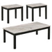 Bates Faux Marble 3-piece Occasional Table Set White and Black - Premium Table Set from Coaster Z2 Standard - Just $218! Shop now at Furniture Wholesale Plus  We are the best furniture store in Nashville, Hendersonville, Goodlettsville, Madison, Antioch, Mount Juliet, Lebanon, Gallatin, Springfield, Murfreesboro, Franklin, Brentwood