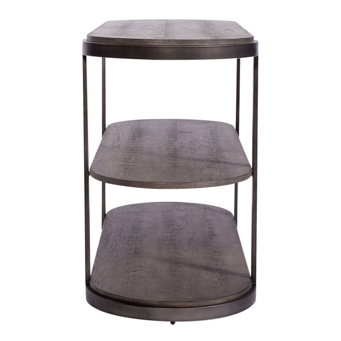 Modern View - Sofa Table - Gauntlet Gray – Sofa Tables by Liberty Furniture at Furniture Wholesale Plus , Nashville furniture store