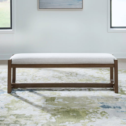 Harmony - Dining Bench - Brownstone – Upholstered Benches by Liberty Furniture at Furniture Wholesale Plus , Nashville furniture store