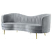 Sophia - Upholstered Channel Tufted Sofa – Stationary Sofas by CoasterEssence at Furniture Wholesale Plus , Nashville furniture store