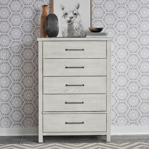 Modern Farmhouse - 5 Drawer Chest – Accent Chests by Liberty Furniture at Furniture Wholesale Plus , Nashville furniture store