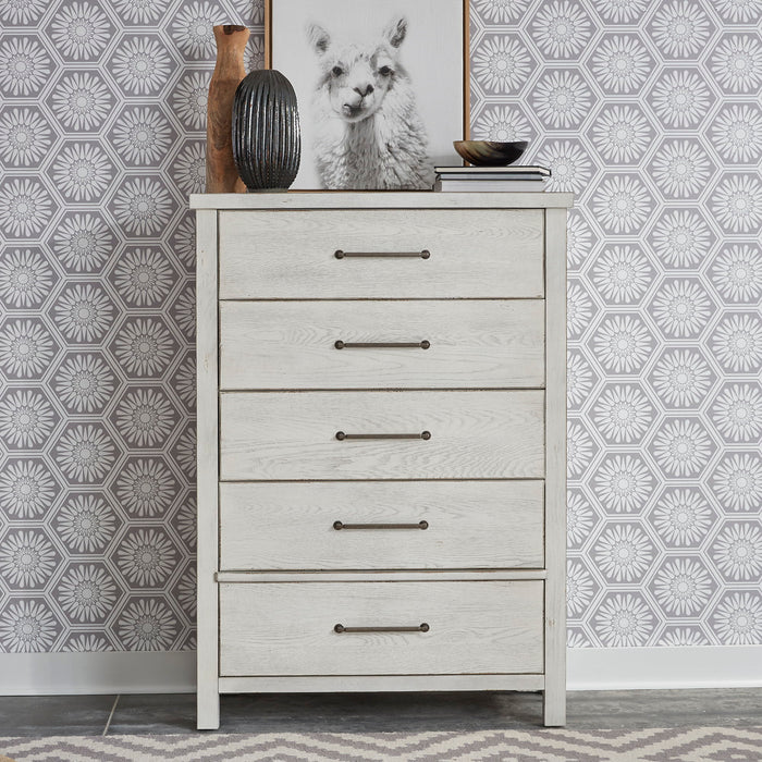 Modern Farmhouse - 5 Drawer Chest – Accent Chests by Liberty Furniture at Furniture Wholesale Plus , Nashville furniture store