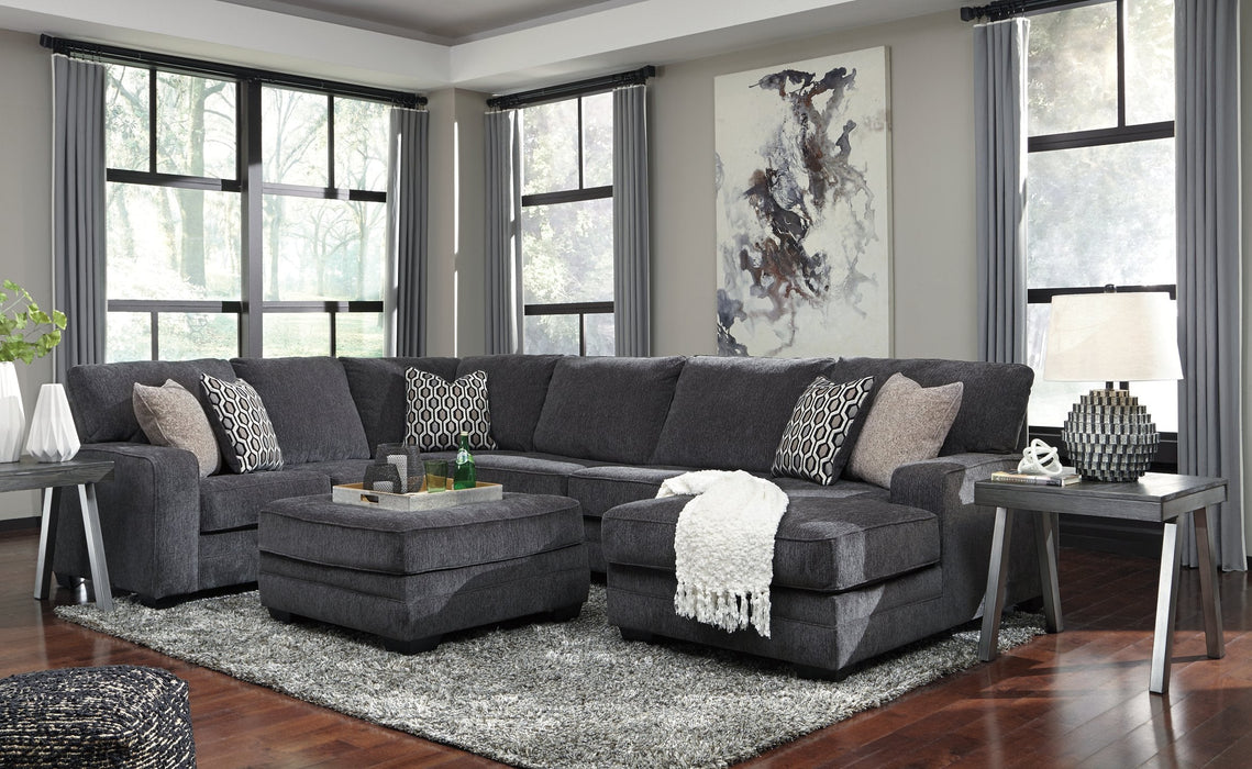 Tracling 3-Piece Sectional with Chaise - Premium Sectional from Ashley Furniture - Just $1618.13! Shop now at Furniture Wholesale Plus  We are the best furniture store in Nashville, Hendersonville, Goodlettsville, Madison, Antioch, Mount Juliet, Lebanon, Gallatin, Springfield, Murfreesboro, Franklin, Brentwood