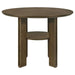 Ottowa - Round Counter Height Dining Table - Brown – Counter Tables by Coaster Fine Furniture at Furniture Wholesale Plus , Nashville furniture store