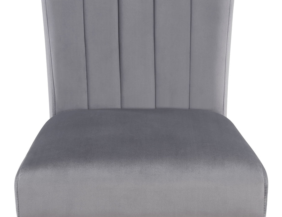 Pascal - Side Chair (Set of 2) - Gray – Chair Sets by Crown Mark at Furniture Wholesale Plus , Nashville furniture store