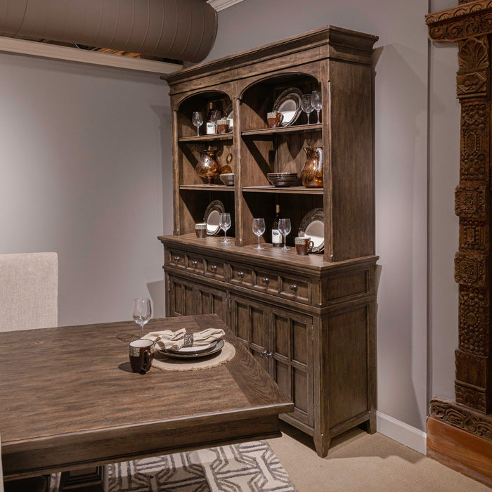 Paradise Valley - Hutch & Buffet - Saddle Brown – Hutches & Buffets by Liberty Furniture at Furniture Wholesale Plus , Nashville furniture store
