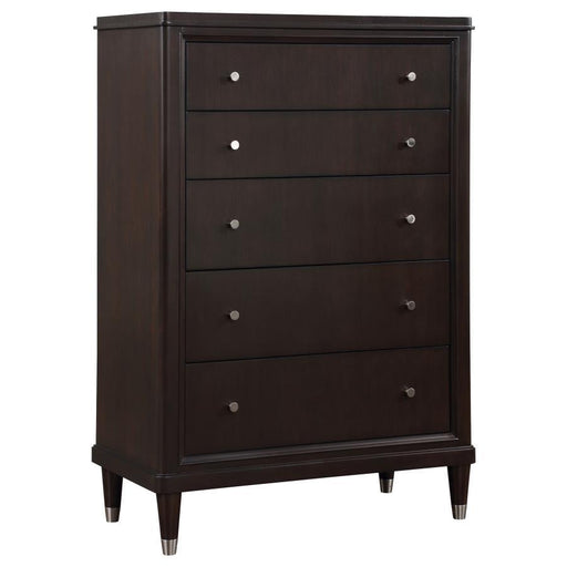 Emberlyn - 5-Drawer Bedroom Chest - Brown – Accent Chests by Coaster Fine Furniture at Furniture Wholesale Plus , Nashville furniture store