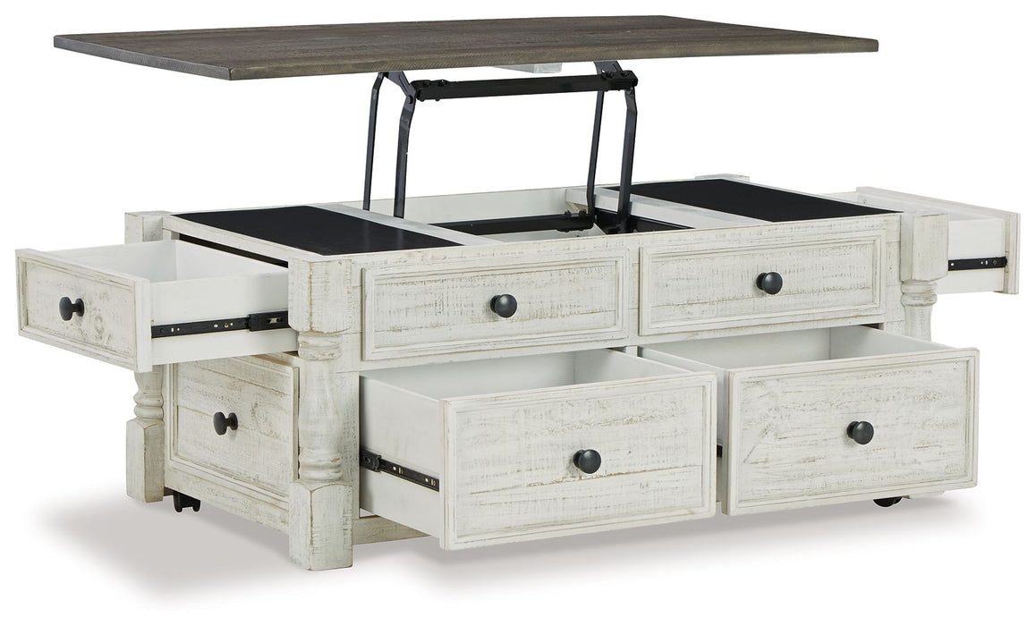 Havalance - Lift Top Cocktail Table with Storage Drawers - White / Gray – Cocktail Tables by Signature Design by Ashley® at Furniture Wholesale Plus , Nashville furniture store