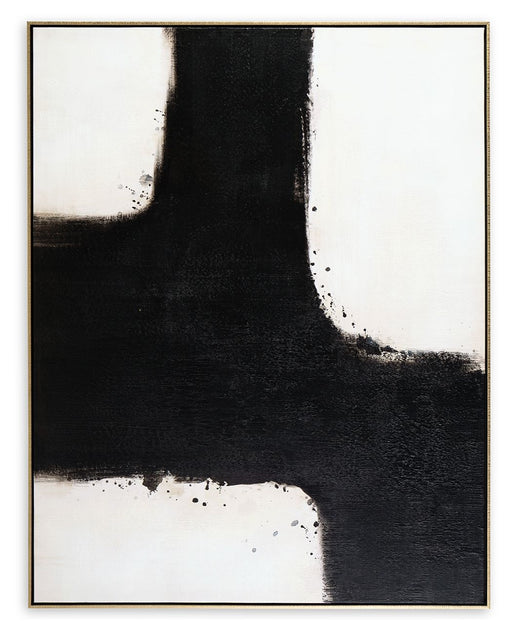 Reighlea - Wall Art - Black / White – Canvas Art by Signature Design by Ashley® at Furniture Wholesale Plus , Nashville furniture store