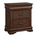 Northridge - 2-Drawer Nightstand - Cherry – Accent Nightstands by Elements International at Furniture Wholesale Plus , Nashville furniture store