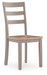 Harperfeld - Dining Room Side Chair (Set of 2) - Natural / Gray – Chair Sets by Signature Design by Ashley® at Furniture Wholesale Plus , Nashville furniture store