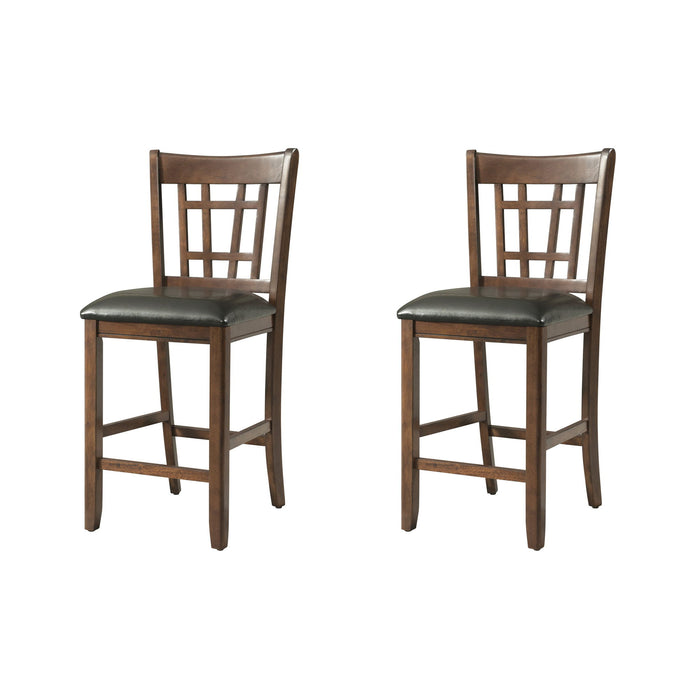 Max - Pub Side Chair (Set of 2) - Walnut – Chair Sets by Elements International at Furniture Wholesale Plus , Nashville furniture store