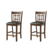 Max - Pub Side Chair (Set of 2) - Walnut – Chair Sets by Elements International at Furniture Wholesale Plus , Nashville furniture store