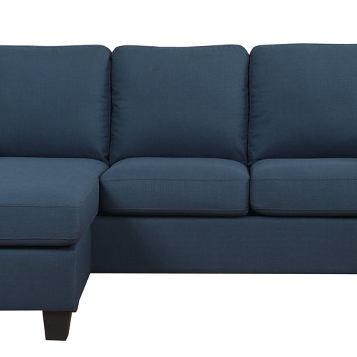 Nix - Reconfigurable Sectional - Marine Blue - Premium Stationary Sectionals from Emerald Home - Just $499! Shop now at Furniture Wholesale Plus  We are the best furniture store in Nashville, Hendersonville, Goodlettsville, Madison, Antioch, Mount Juliet, Lebanon, Gallatin, Springfield, Murfreesboro, Franklin, Brentwood