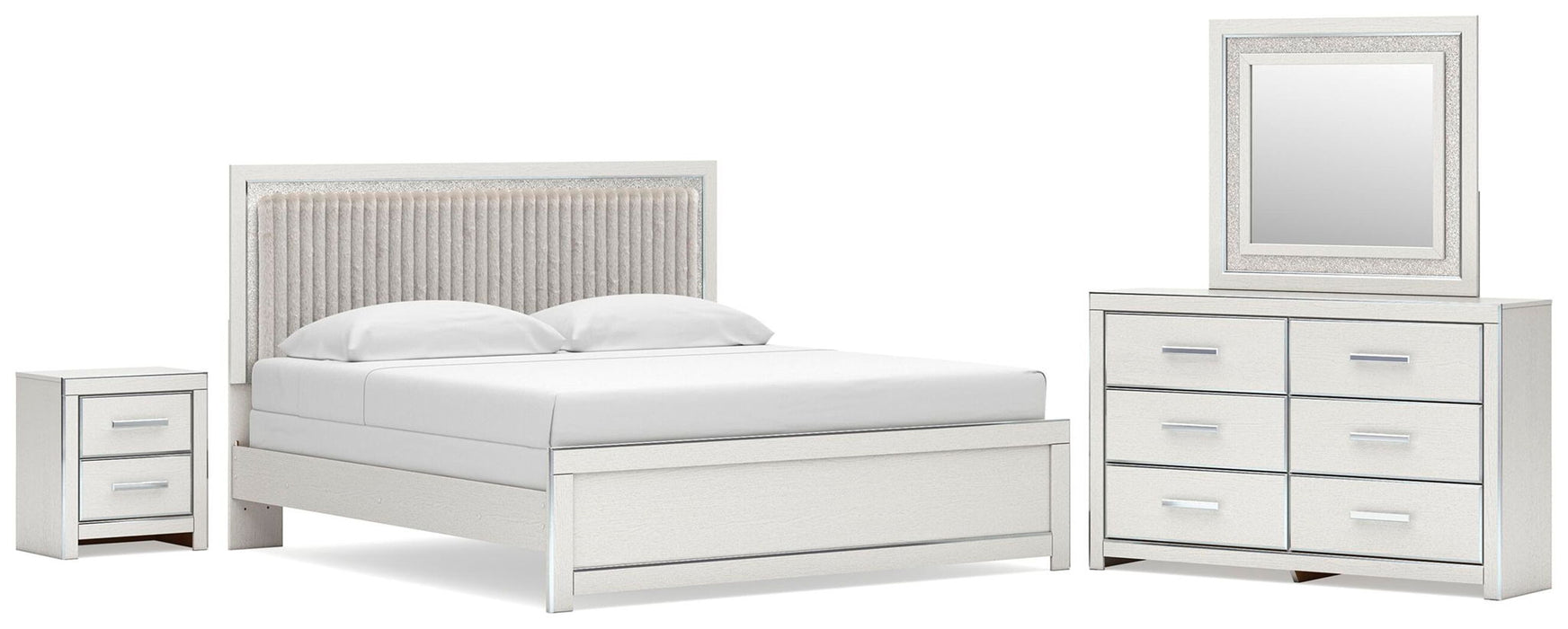 Zuraleus - Upholstered Panel Bedroom Set – 3 Piece Bedroom Sets by Signature Design by Ashley® at Furniture Wholesale Plus , Nashville furniture store