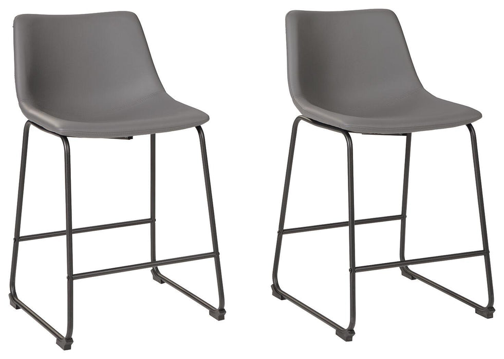 Centiar - Upholstered Barstool (Set of 2) – Stool Sets by Signature Design by Ashley® at Furniture Wholesale Plus , Nashville furniture store