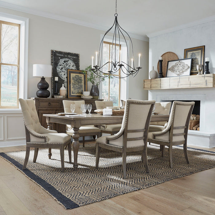 Americana Farmhouse - Leg Table Set – 5 Piece Dining Room Sets by Liberty Furniture at Furniture Wholesale Plus , Nashville furniture store