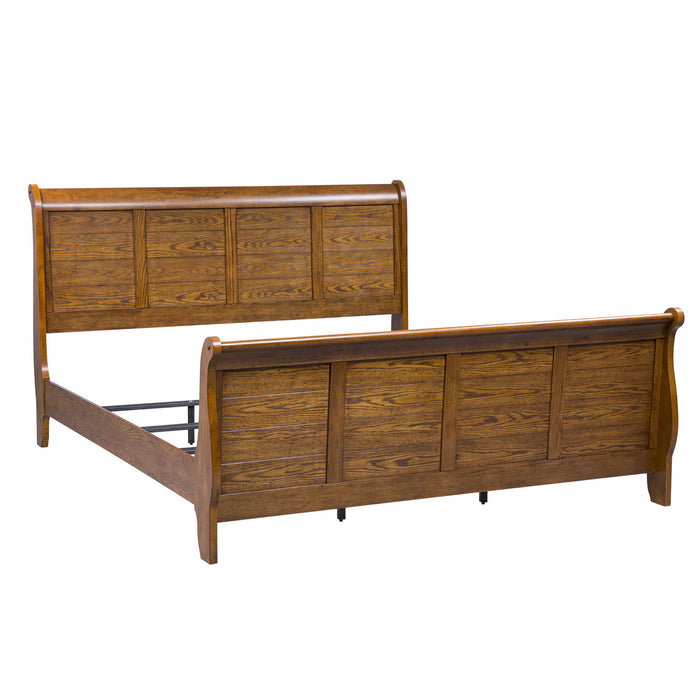 Grandpas Cabin - Sleigh Bed – Sleigh Beds by Liberty Furniture at Furniture Wholesale Plus , Nashville furniture store