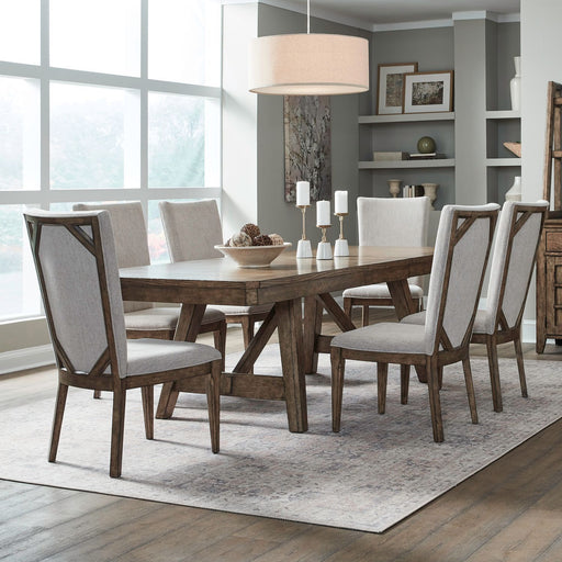 Carolina Park - Trestle Table Set – 5 Piece Dining Room Sets by Liberty Furniture at Furniture Wholesale Plus , Nashville furniture store