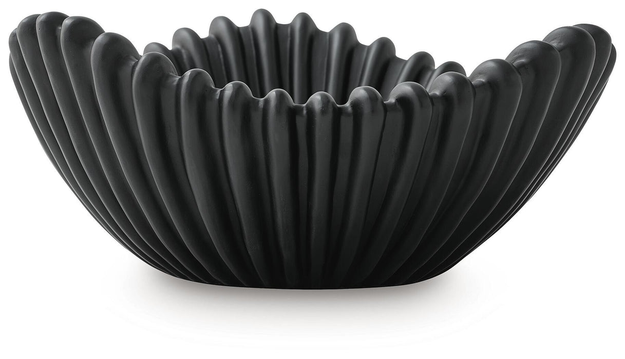 Browman - Bowl - Black – Plates & Bowls by Signature Design by Ashley® at Furniture Wholesale Plus , Nashville furniture store