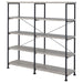 Analiese - 4-Shelf Double Bookshelf - Premium Standard Bookcases from CoasterEveryday - Just $309! Shop now at Furniture Wholesale Plus  We are the best furniture store in Nashville, Hendersonville, Goodlettsville, Madison, Antioch, Mount Juliet, Lebanon, Gallatin, Springfield, Murfreesboro, Franklin, Brentwood