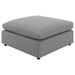 Raleigh - Boucle Upholstered Ottoman - Gray – Upholstered Ottomans by Coaster Fine Furniture at Furniture Wholesale Plus , Nashville furniture store
