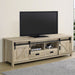 Madra Rectangular TV Console with 2 Sliding Doors - Premium TV Stand from Coaster Z2 Standard - Just $418! Shop now at Furniture Wholesale Plus  We are the best furniture store in Nashville, Hendersonville, Goodlettsville, Madison, Antioch, Mount Juliet, Lebanon, Gallatin, Springfield, Murfreesboro, Franklin, Brentwood