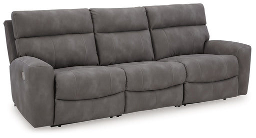Next-Gen Durapella - 3 Piece Reclining Sectional – Reclining Sectionals by Signature Design by Ashley® at Furniture Wholesale Plus , Nashville furniture store