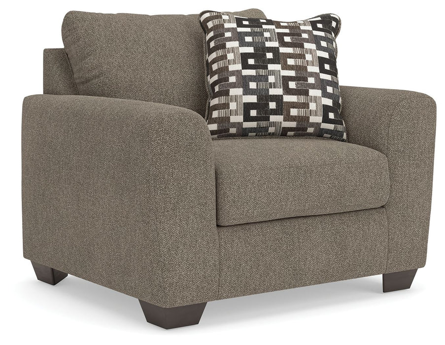 Triston-Peaks - Chair And A Half - Suede – Arm Chairs by Benchcraft® at Furniture Wholesale Plus , Nashville furniture store