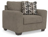 Triston-Peaks - Chair And A Half - Suede – Arm Chairs by Benchcraft® at Furniture Wholesale Plus , Nashville furniture store
