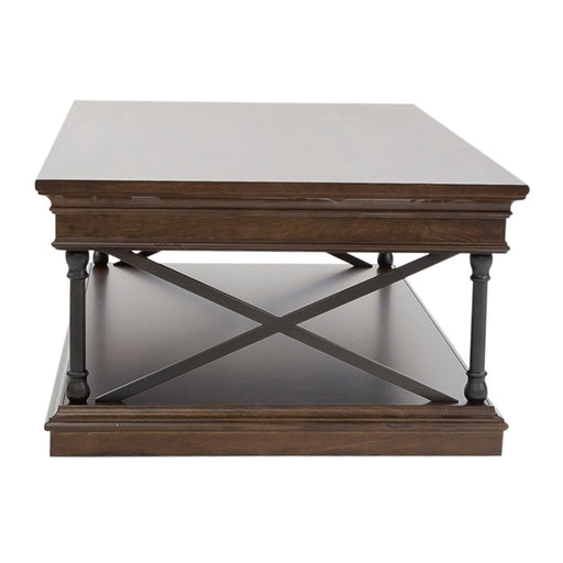 Tribeca - Rectangular Cocktail Table - Cordovian Brown – Cocktail Tables by Liberty Furniture at Furniture Wholesale Plus , Nashville furniture store