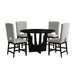 Oregon - 5 Piece Counter Height Dining Set (Round Counter Table And Four Chairs) – 5 Piece Dining Room Sets by Elements International at Furniture Wholesale Plus , Nashville furniture store