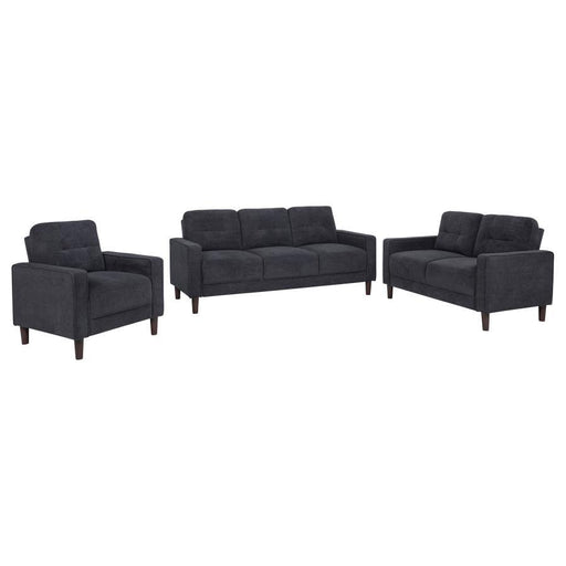 Bowen II - Upholstered Track Arm Sofa Set – Stationary Sofas & Loveseats by Coaster Fine Furniture at Furniture Wholesale Plus , Nashville furniture store