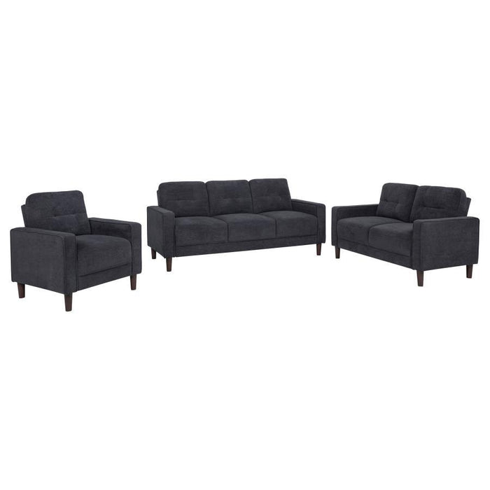 Bowen II - Upholstered Track Arm Sofa Set – Stationary Sofas & Loveseats by Coaster Fine Furniture at Furniture Wholesale Plus , Nashville furniture store