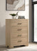 Arielle - 4-Drawer Bedroom Chest Of Drawers - Light Oak – Accent Chests by Coaster Fine Furniture at Furniture Wholesale Plus , Nashville furniture store