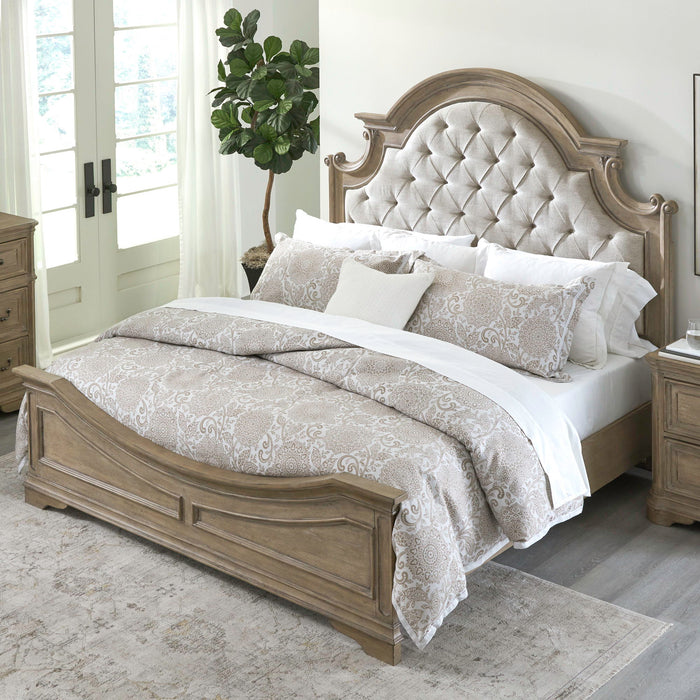 Magnolia Manor - Upholstered Bed – Upholstered Beds by Liberty Furniture at Furniture Wholesale Plus , Nashville furniture store